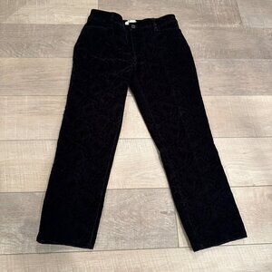 TALBOTS WOMENS BLACK HERITAGE PETITES PANTS SIZE 6 PETITE